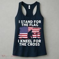 I Stand For The Flag Memorial Day For 4th Of July Women's Tank Top thumb 3
