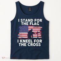 I Stand For The Flag Memorial Day For 4th Of July Tank Top thumb 2