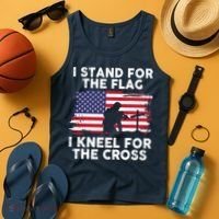I Stand For The Flag Memorial Day For 4th Of July Tank Top thumb 4