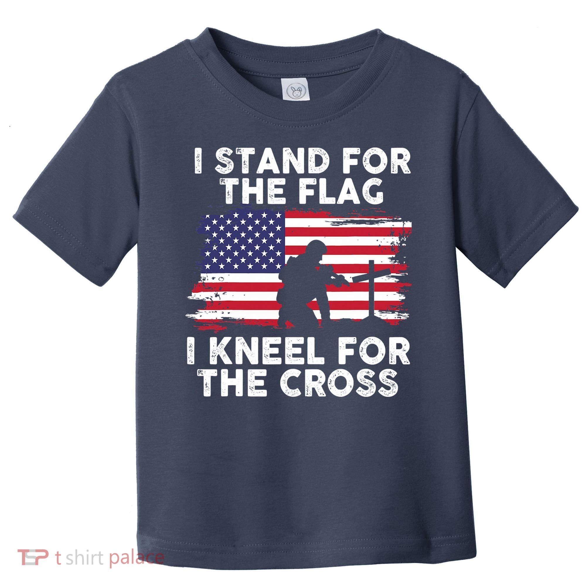 I Stand For The Flag Memorial Day For 4th Of July Toddler T-Shirt