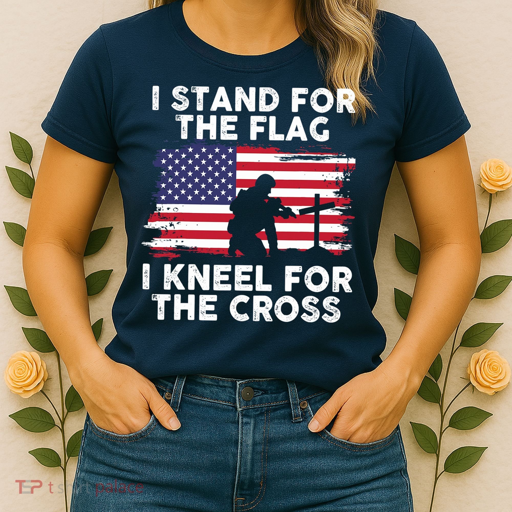 I Stand For The Flag Memorial Day For 4th Of July Women's T-Shirt