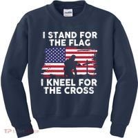 I Stand For The Flag Memorial Day For 4th Of July Kids Sweatshirt thumb 0