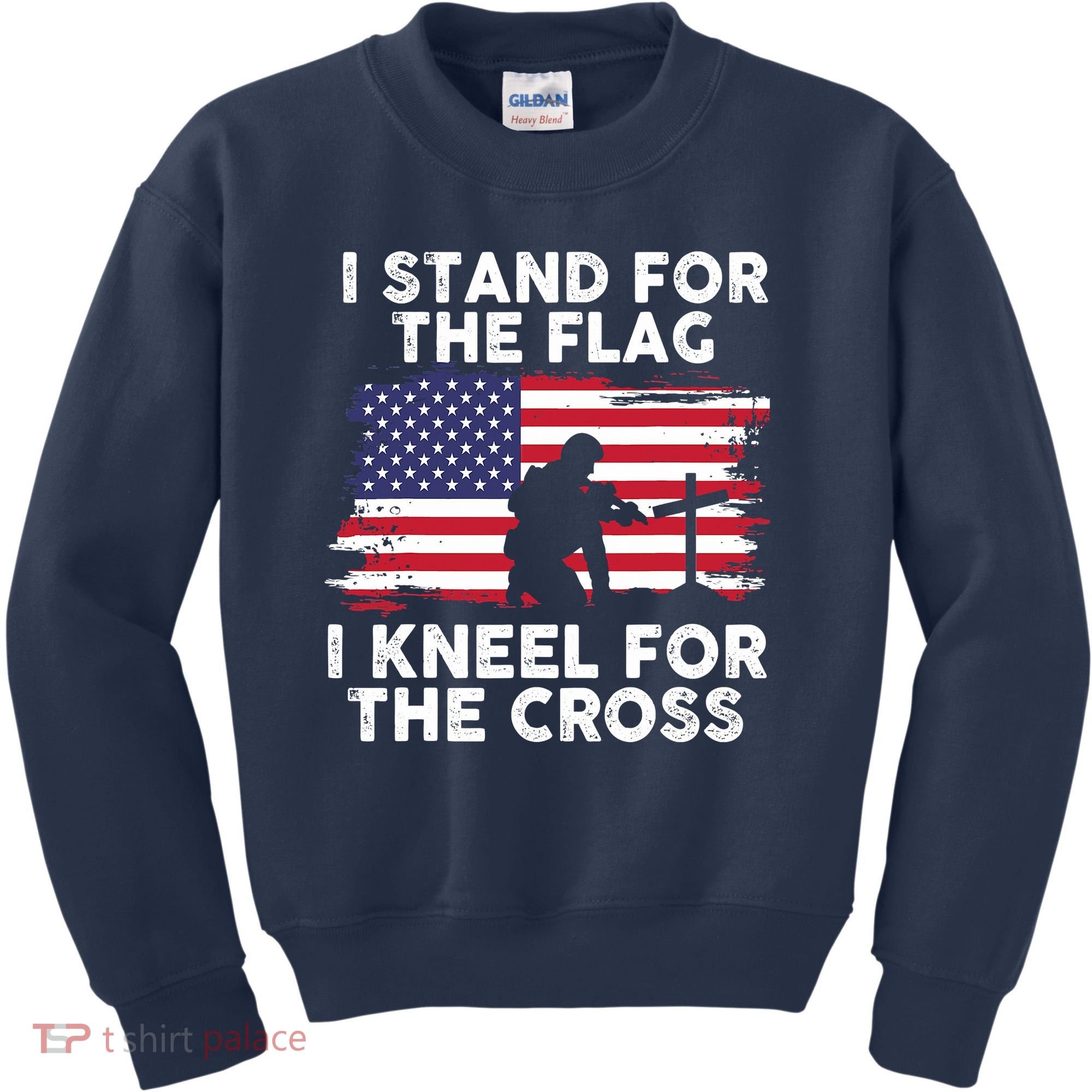 I Stand For The Flag Memorial Day For 4th Of July Kids Sweatshirt