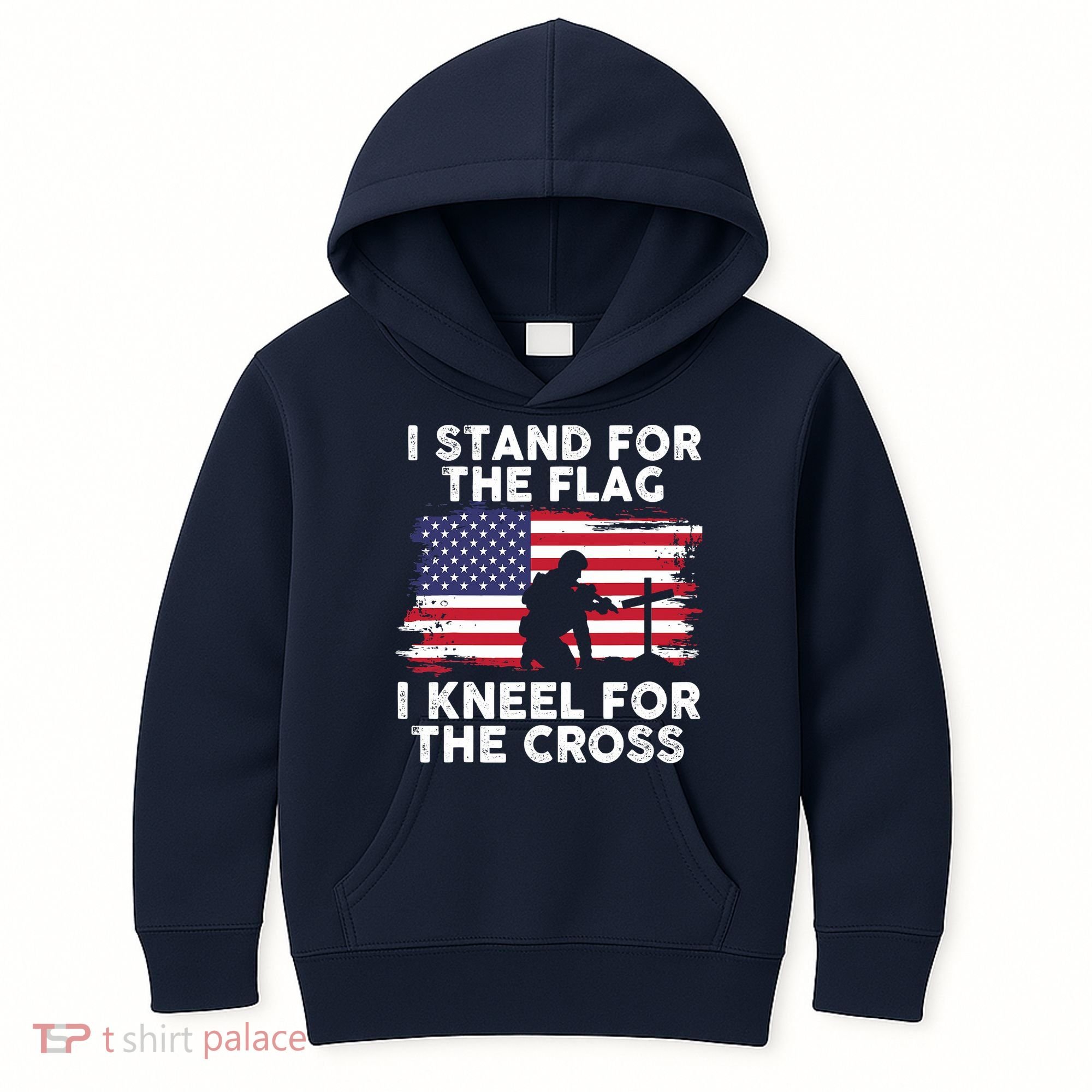 I Stand For The Flag Memorial Day For 4th Of July Kids Hoodie