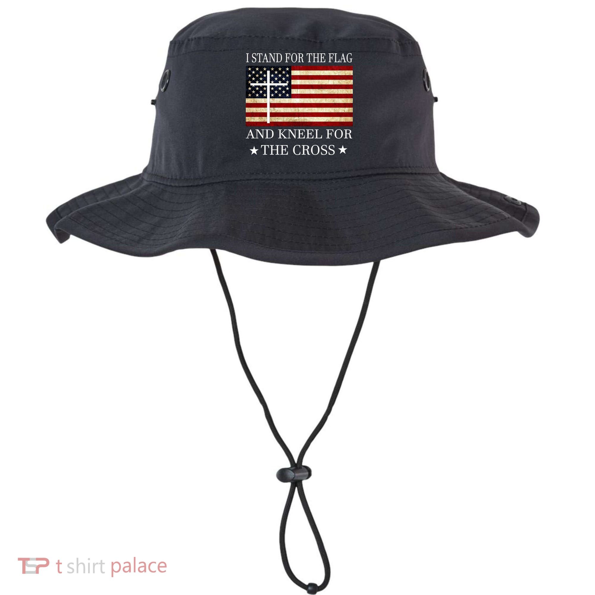 I Stand For The Flag And Kneel For The Cross Gift Bucket Hat