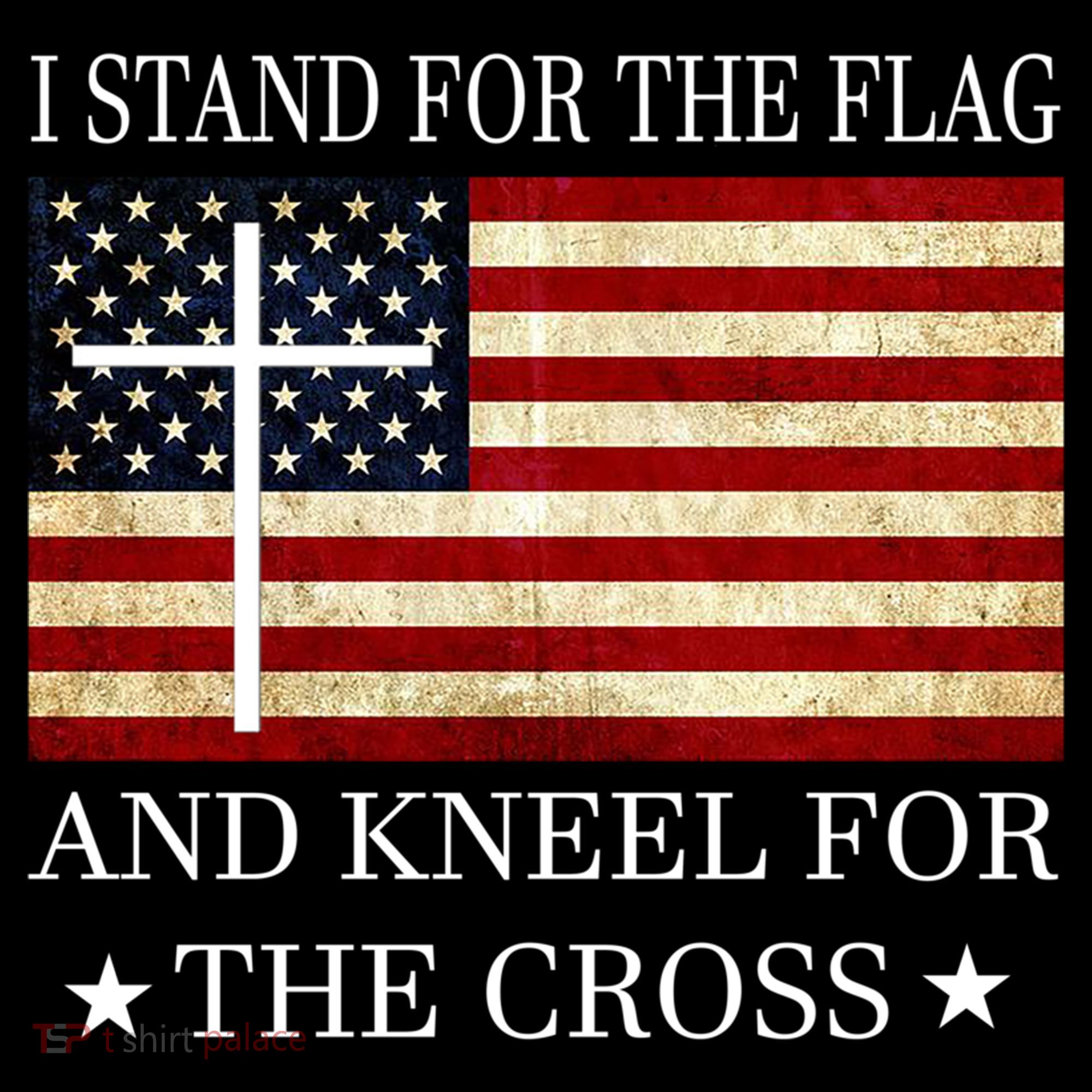I Stand For The Flag And Kneel For The Cross Gift Coffee Mug