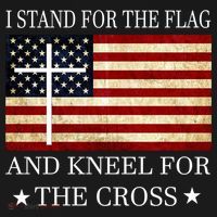 I Stand For The Flag And Kneel For The Cross Gift Women's Hoodie thumb 2