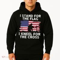I Stand For The Flag Memorial Day Never Forget Veteran Hoodie thumb 2