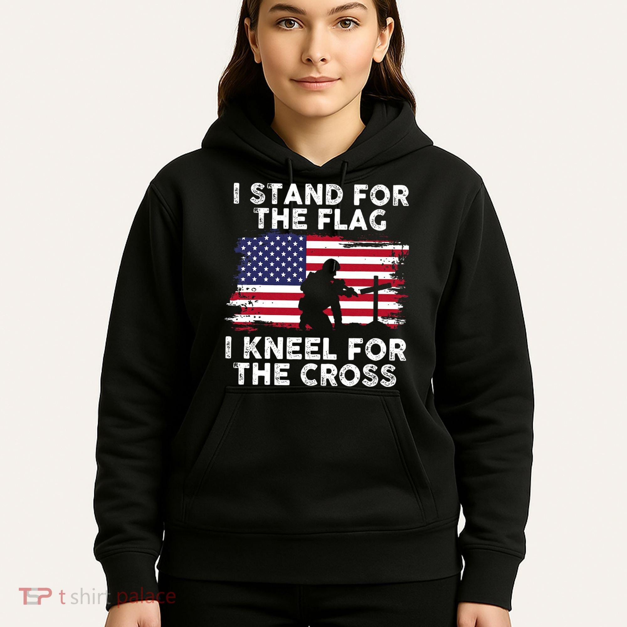 I Stand For The Flag Memorial Day Never Forget Veteran Hoodie