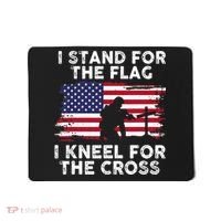 I Stand For The Flag Memorial Day Never Forget Veteran Mousepad thumb 0