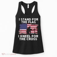 I Stand For The Flag Memorial Day Never Forget Veteran Women's Tank Top thumb 0