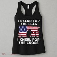 I Stand For The Flag Memorial Day Never Forget Veteran Women's Tank Top thumb 3