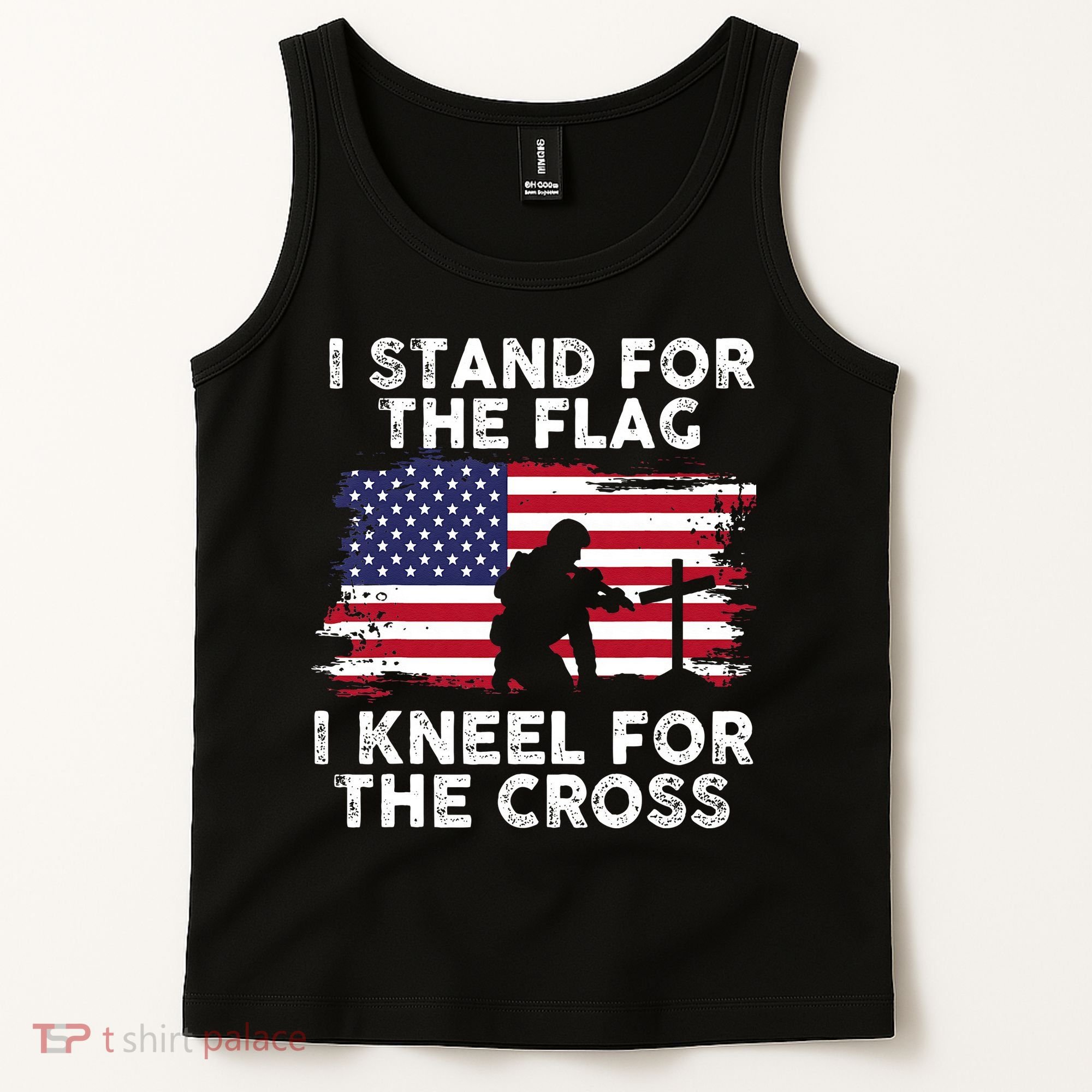 I Stand For The Flag Memorial Day Never Forget Veteran Tank Top