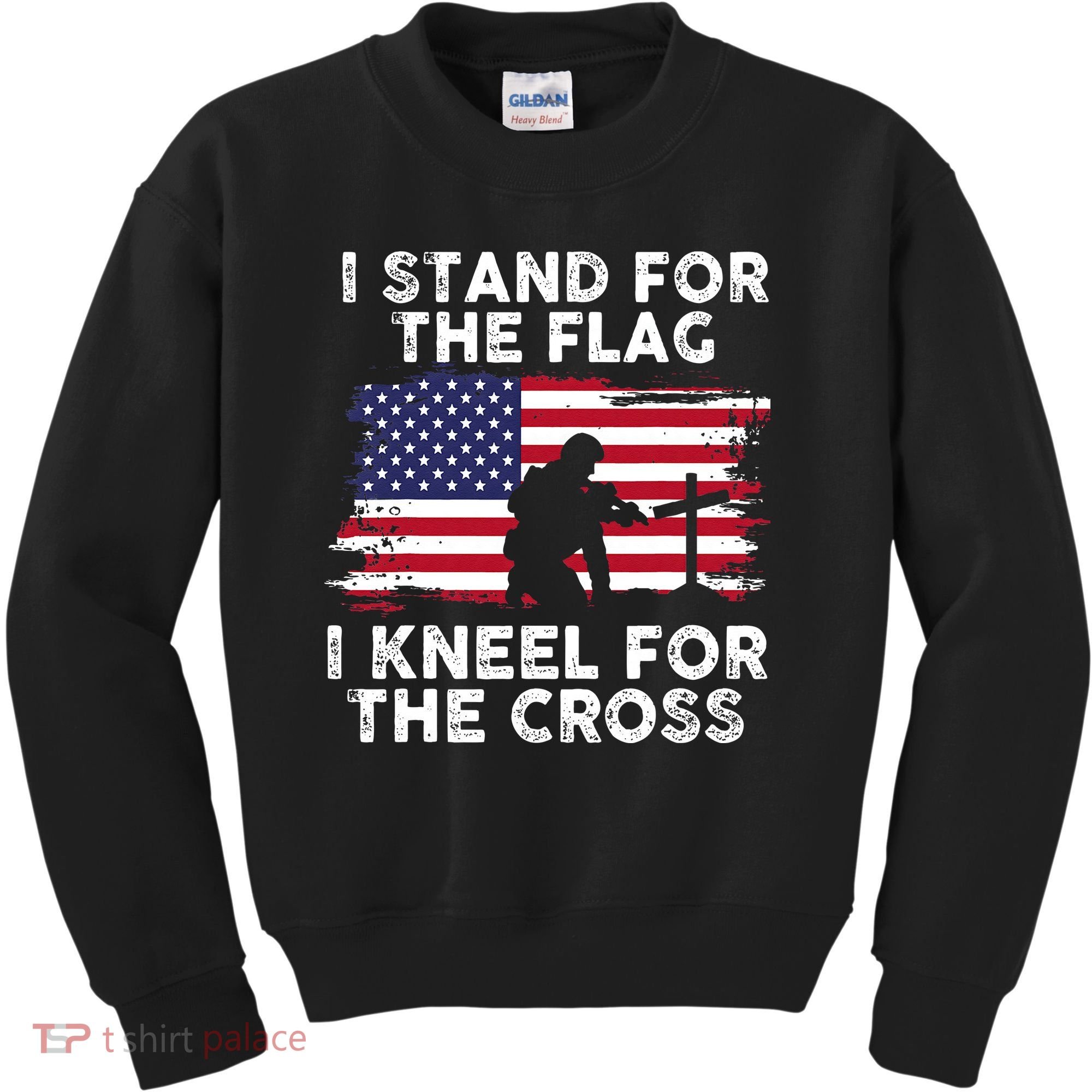 I Stand For The Flag Memorial Day Never Forget Veteran Kids Sweatshirt