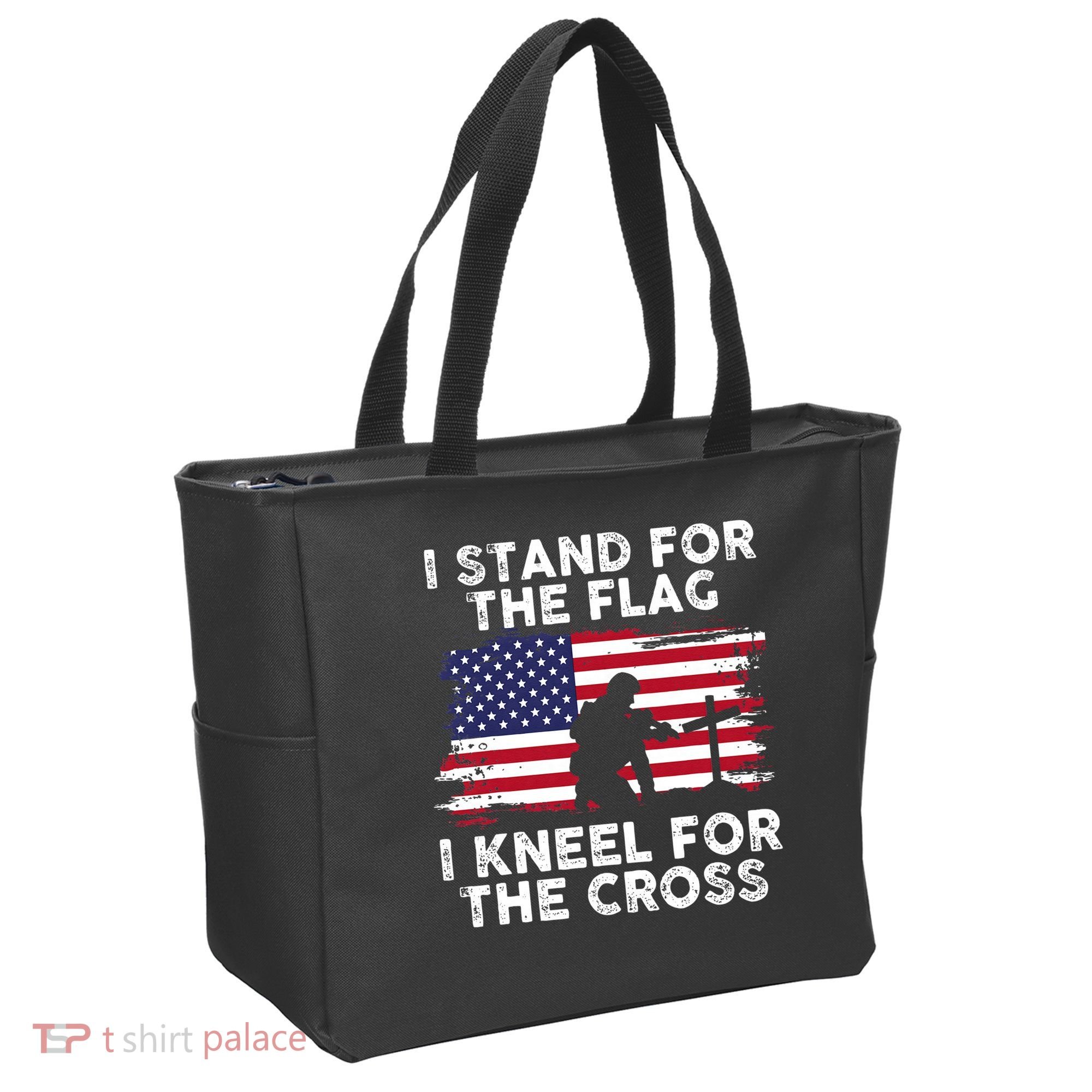 I Stand For The Flag Memorial Day Never Forget Veteran Tote Bag