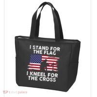 I Stand For The Flag Memorial Day Never Forget Veteran Tote Bag thumb 3