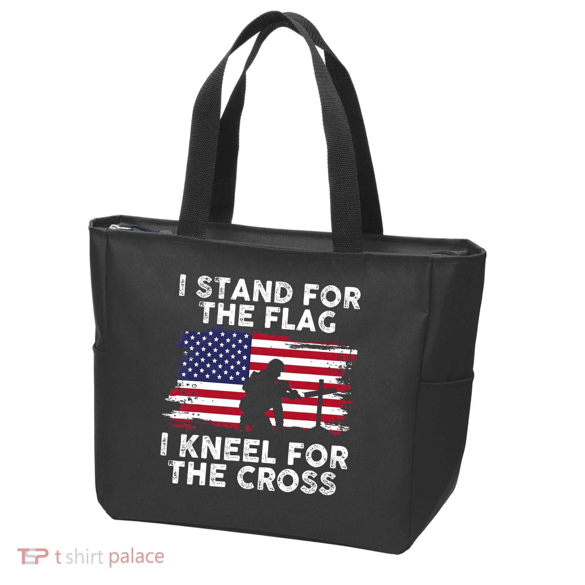 I Stand For The Flag Memorial Day Never Forget Veteran Tote Bag