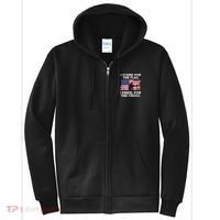 I Stand For The Flag Memorial Day Never Forget Veteran Full Zip Hoodie thumb 0