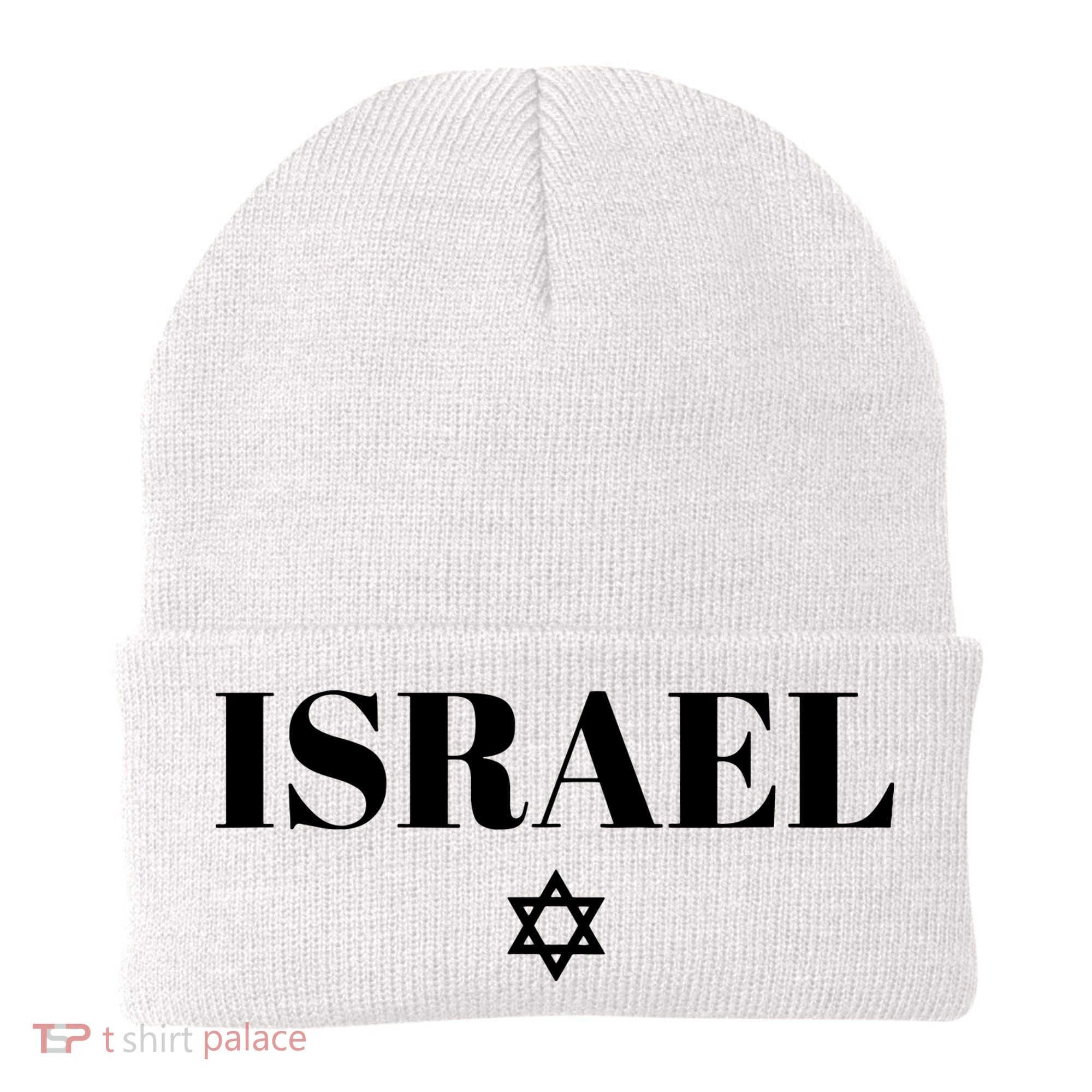 Israel Star Flag Blue Israel Beanie