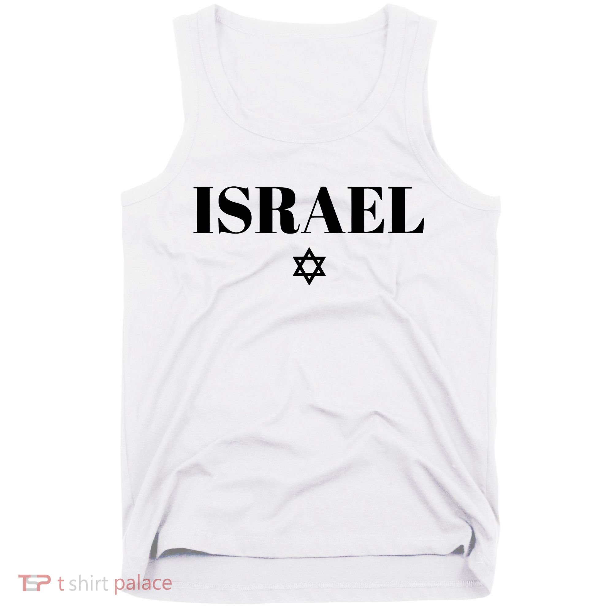 Israel Star Flag Blue Israel Tank Top