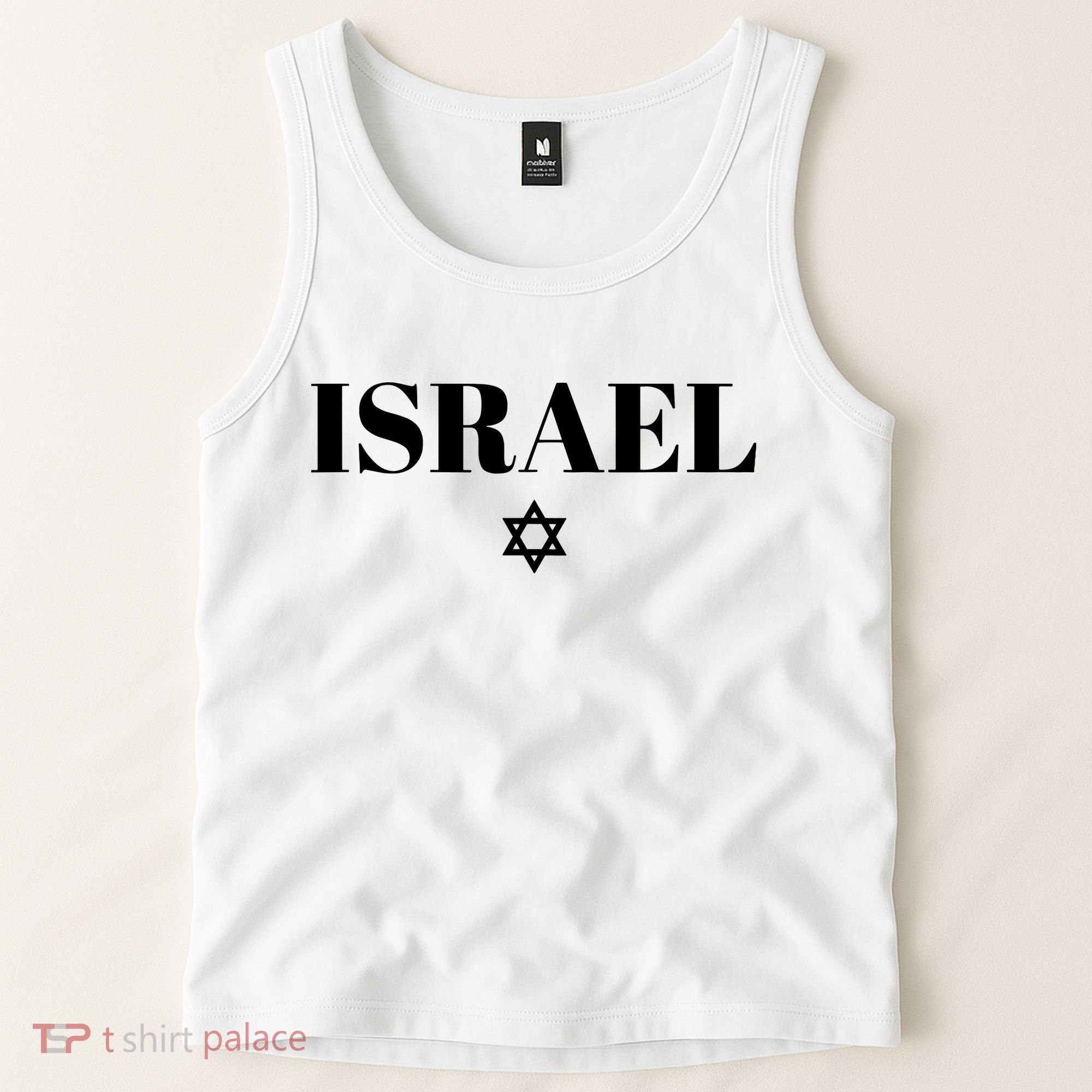 Israel Star Flag Blue Israel Tank Top