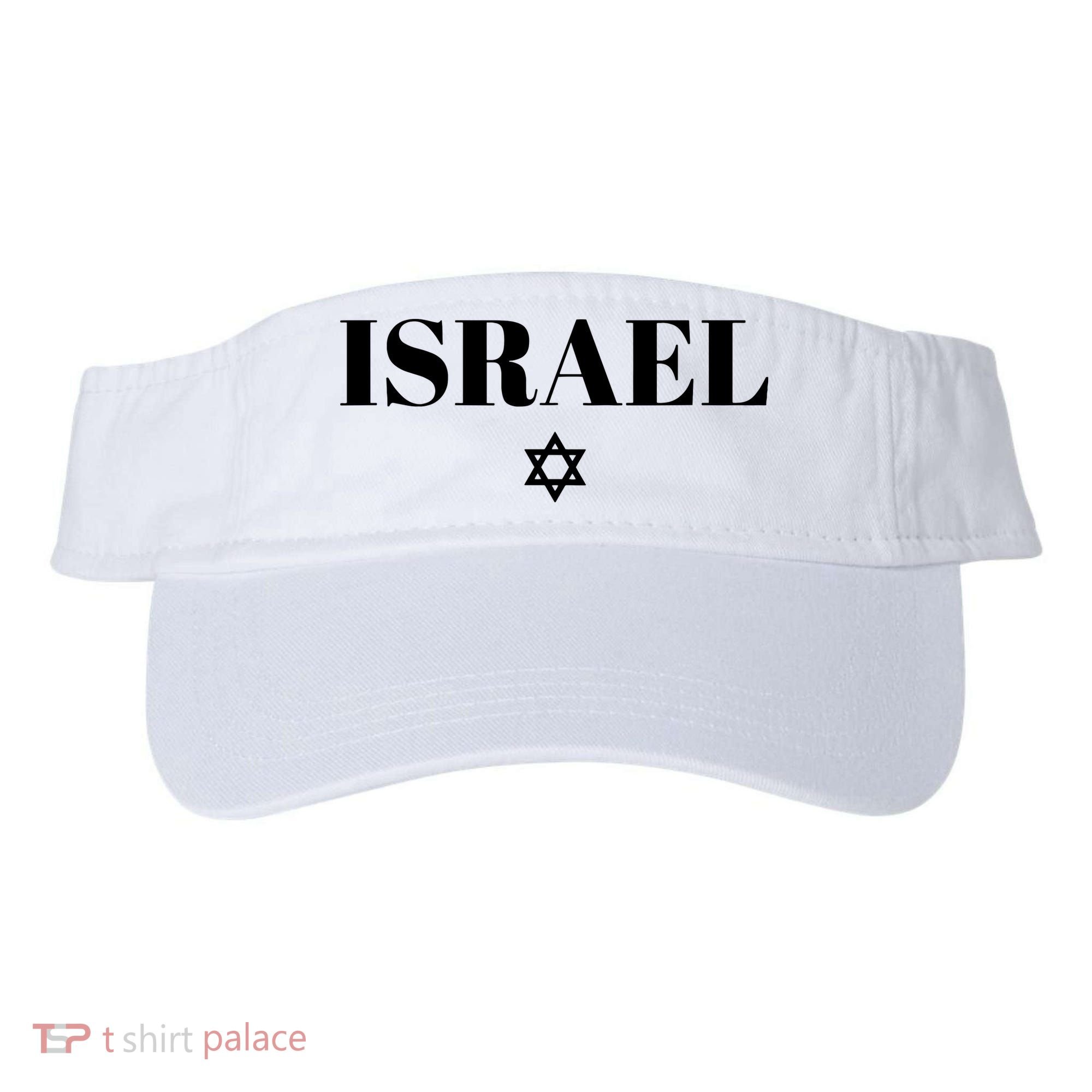 Israel Star Flag Blue Israel Visor