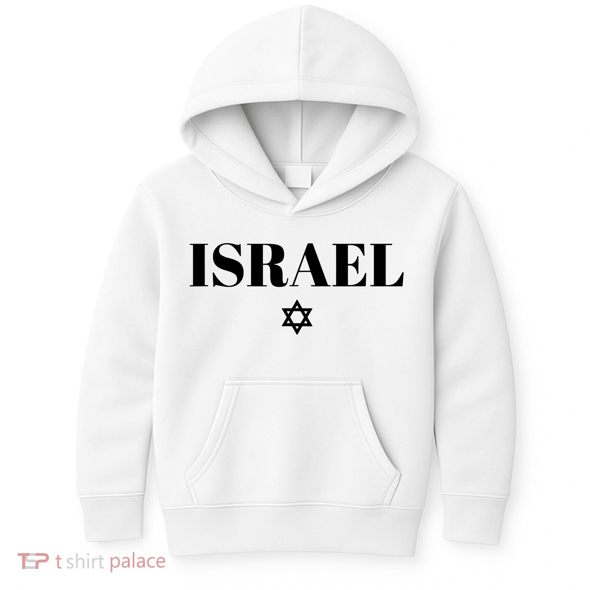 Israel Star Flag Blue Israel Kids Hoodie