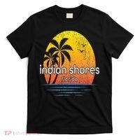 Indian Shores Fl Vintage Palm Tree Sunset T-Shirt thumb 0