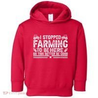 I Stopped Farming To Be Here This Better Be Good Toddler Hoodie thumb 0