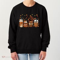 Irish Setter Fall Pumpkin Spice Latte Mug Women's Sweatshirt thumb 0