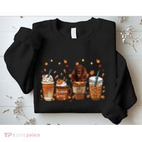 Irish Setter Fall Pumpkin Spice Latte Mug Sweatshirt thumb 2