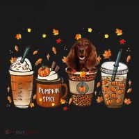 Irish Setter Fall Pumpkin Spice Latte Mug Sweatshirt thumb 3