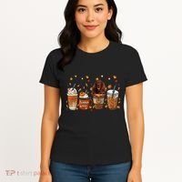 Irish Setter Fall Pumpkin Spice Latte Mug Women's T-Shirt thumb 4