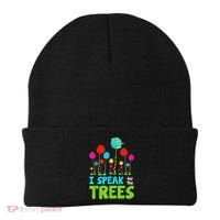 I Speak For Trees Earth Day Save Earth Inspiration Hippie Beanie thumb 0