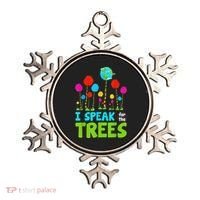 I Speak For Trees Earth Day Save Earth Inspiration Hippie Ornament thumb 0