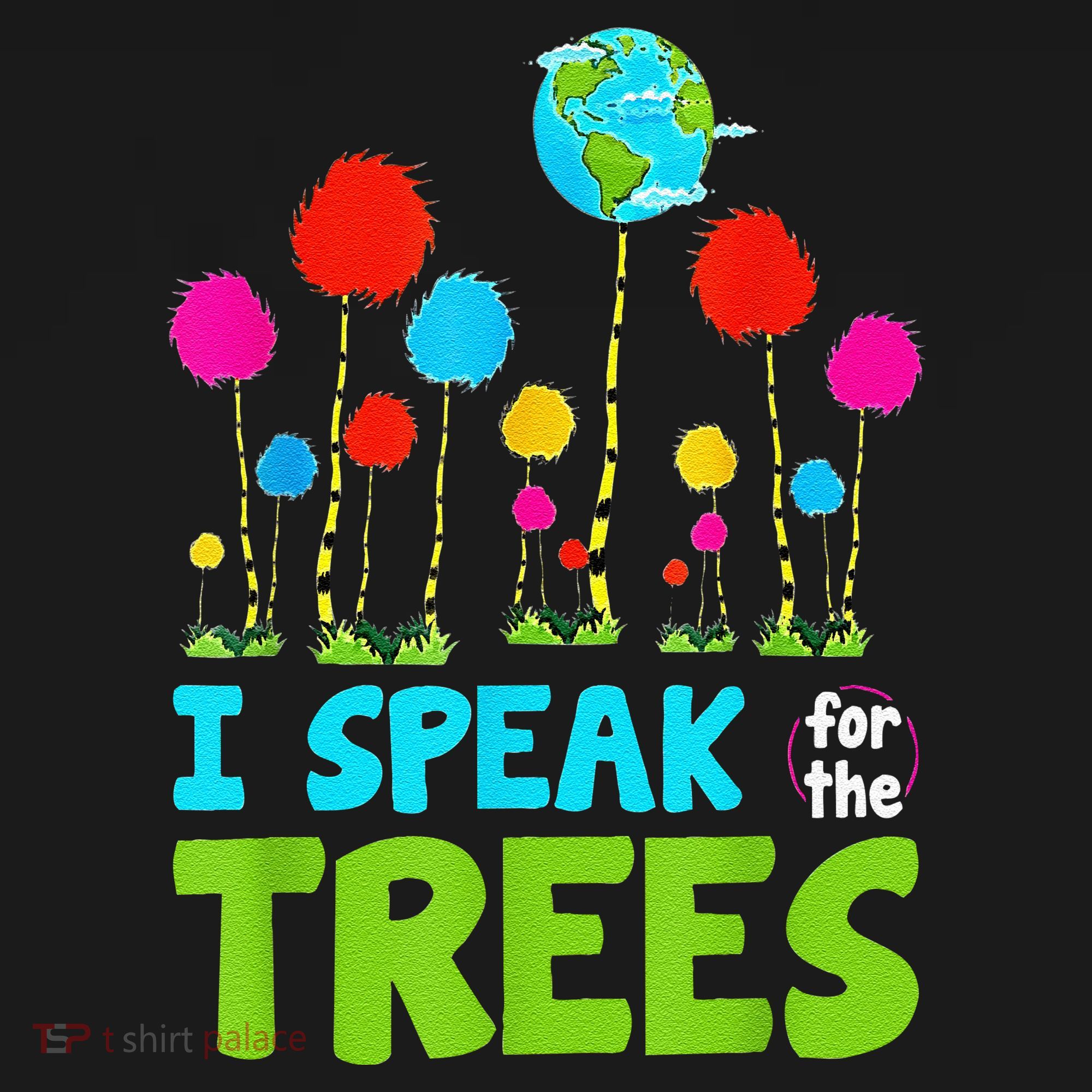 I Speak For Trees Earth Day Save Earth Inspiration Hippie Ornament