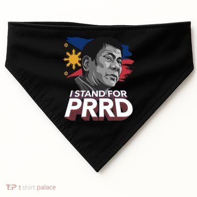 I Stand for PRRD Supporter Digong Duterte Philippine DU30 USA-Made Doggie Bandana
