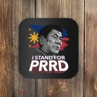 I Stand for PRRD Supporter Digong Duterte Philippine DU30 Coaster thumb 0