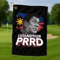 I Stand for PRRD Supporter Digong Duterte Philippine DU30 Golf Towel thumb 1