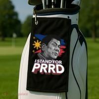 I Stand for PRRD Supporter Digong Duterte Philippine DU30 Golf Towel thumb 2