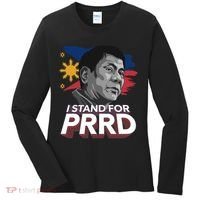 I Stand for PRRD Supporter Digong Duterte Philippine DU30 Women's Long Sleeve Shirt thumb 0