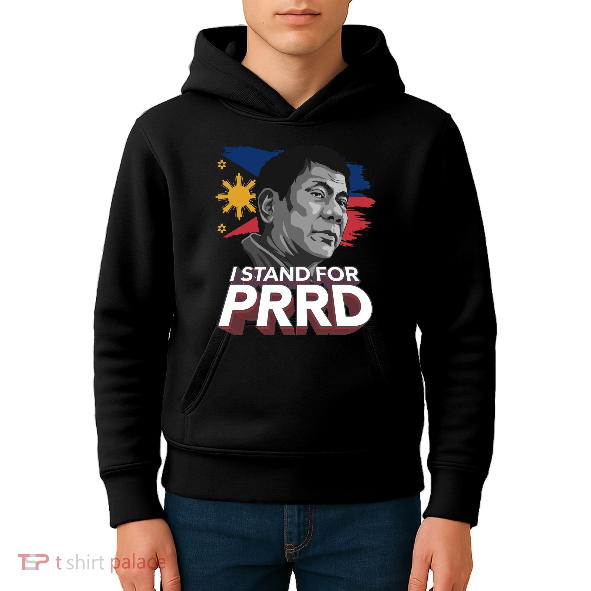 I Stand for PRRD Supporter Digong Duterte Philippine DU30 Kids Hoodie