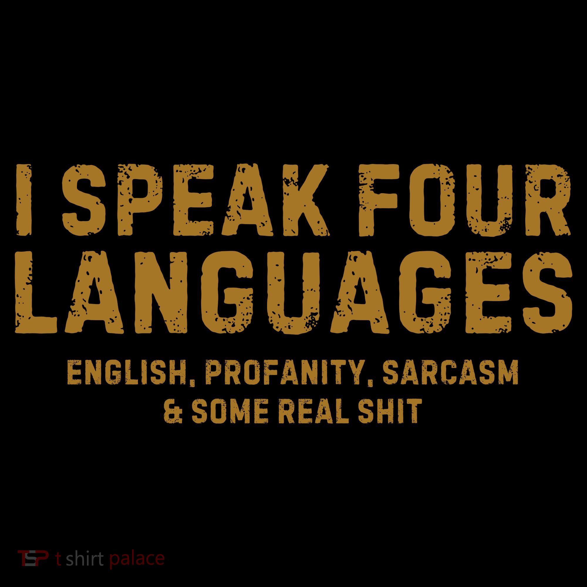 I Speak Four Languages Backpack