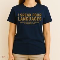 I Speak Four Languages T-Shirt thumb 4