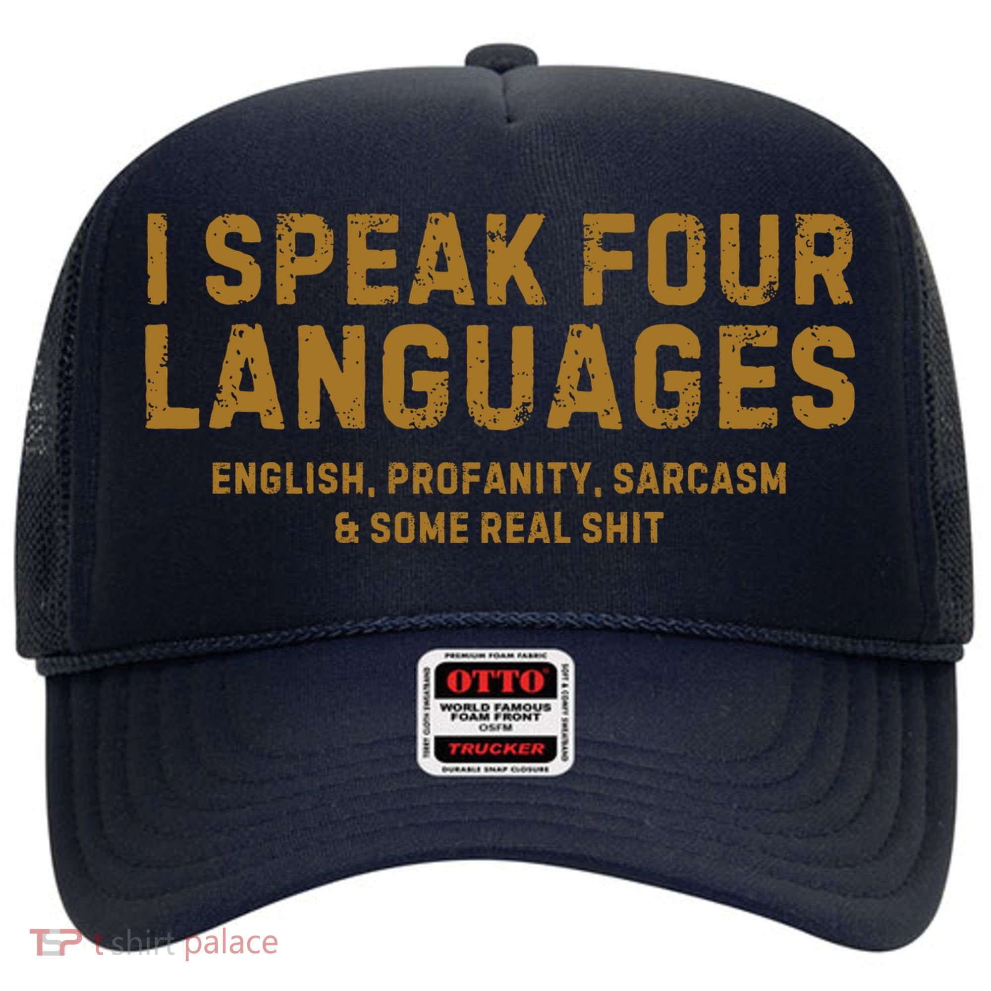 I Speak Four Languages Hat