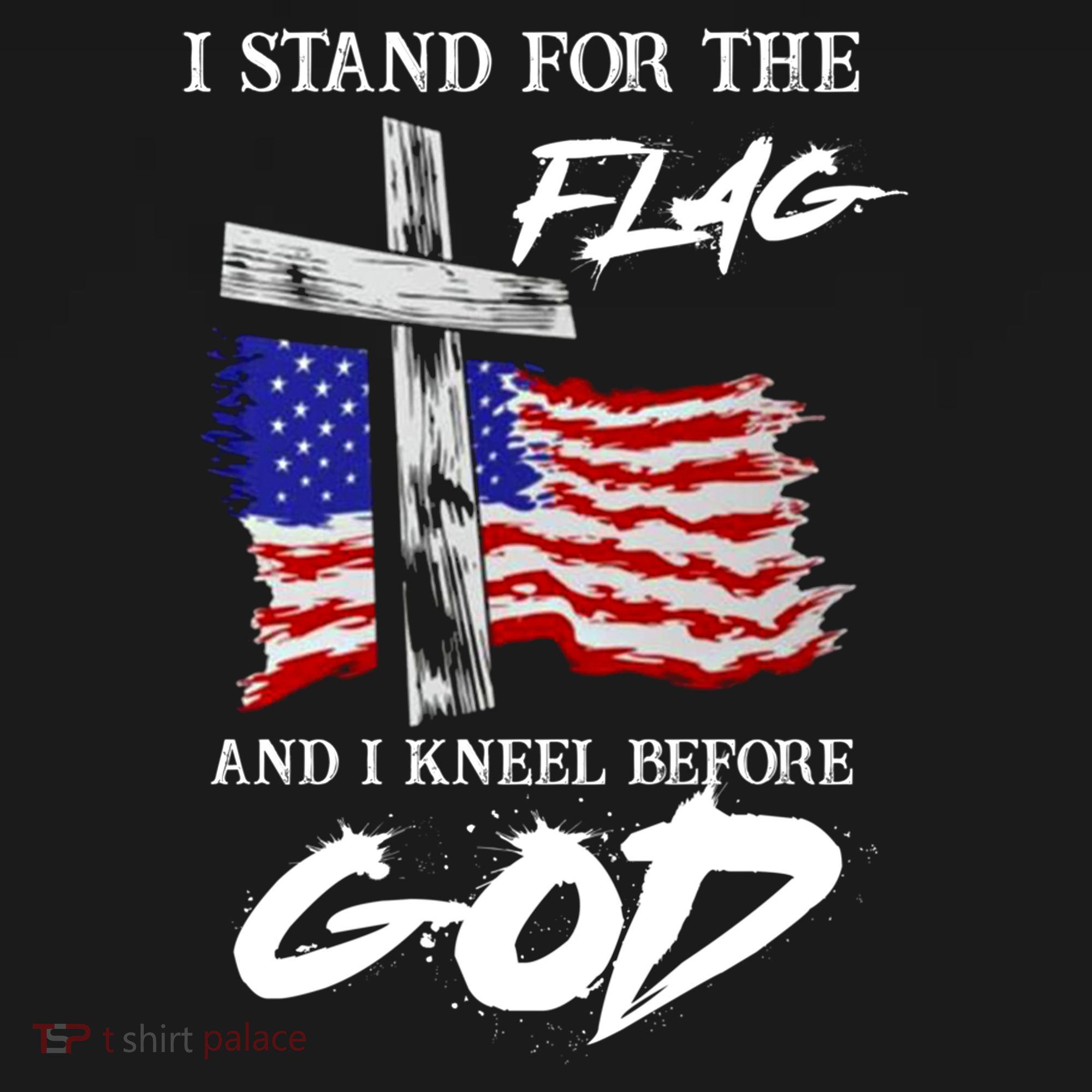 I Stand For The Flag And Kneel Before God America Flag Cross Meaningful Gift Women's Hoodie