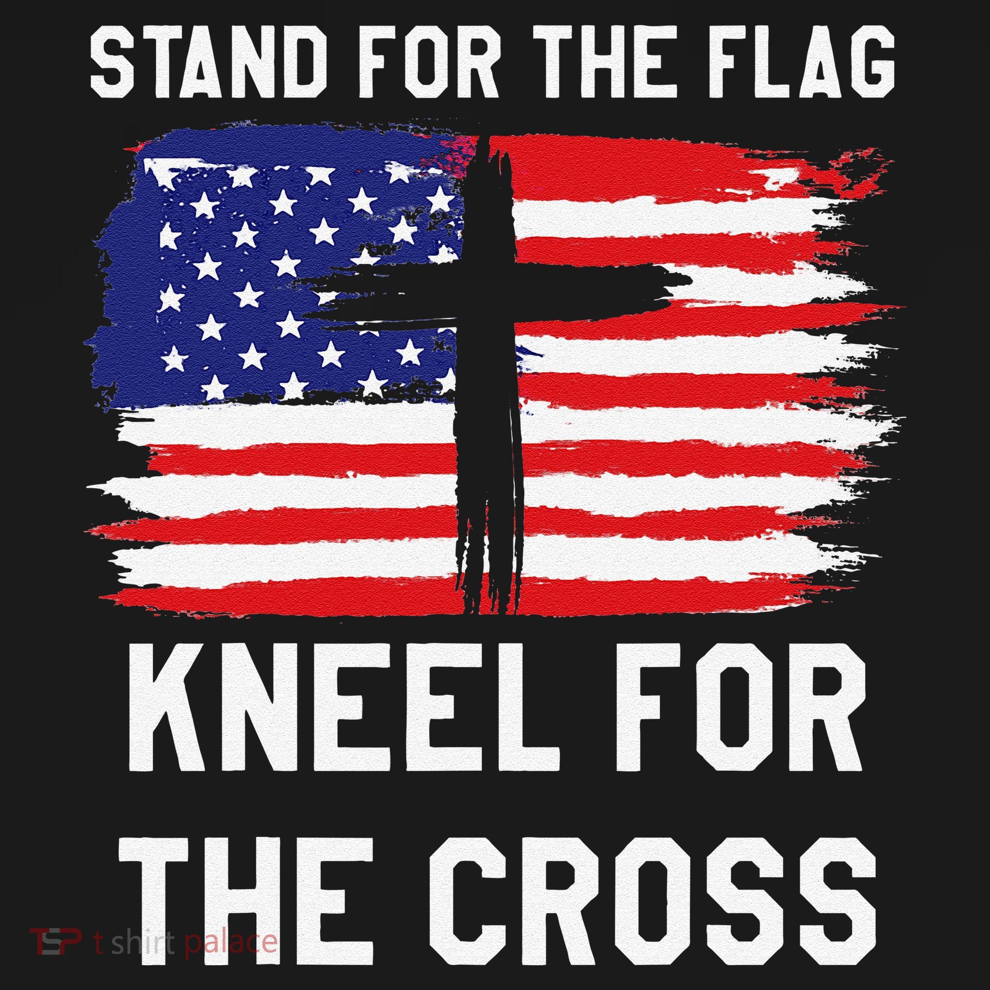 I Stand For The Flag Kneel For The Cross Patriotic Christian Women's Hoodie