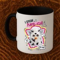 I Speak Furbish! Snowball Retro Vibes Big Chest Coffee Mug thumb 2
