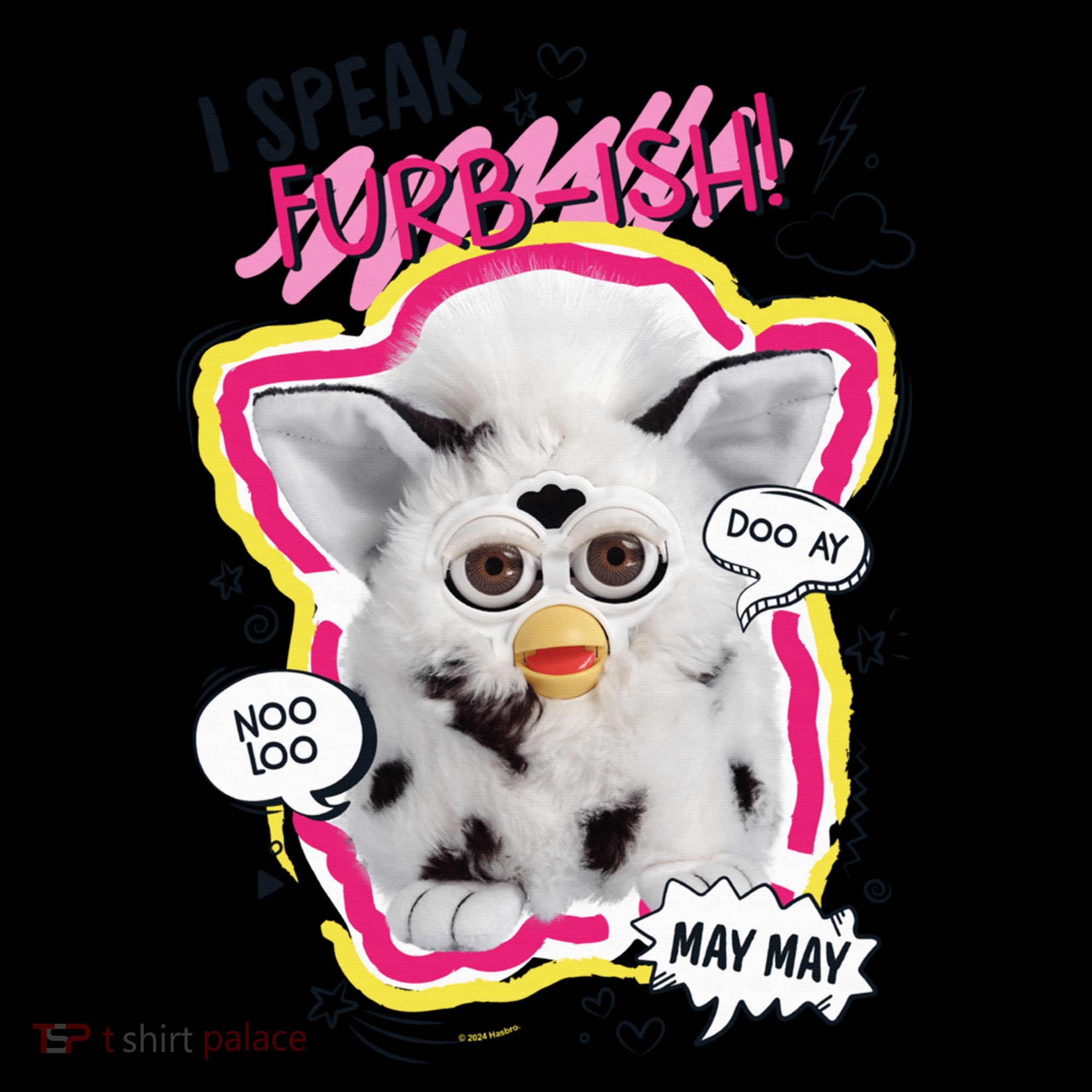 I Speak Furbish! Snowball Retro Vibes Big Chest Coffee Mug