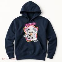 I Speak Furbish! Snowball Retro Vibes Big Chest Hoodie thumb 0